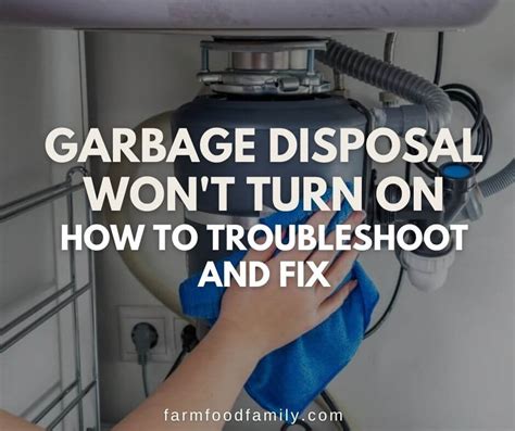 Food disposal won't turn on. Things To Know About Food disposal won't turn on. 